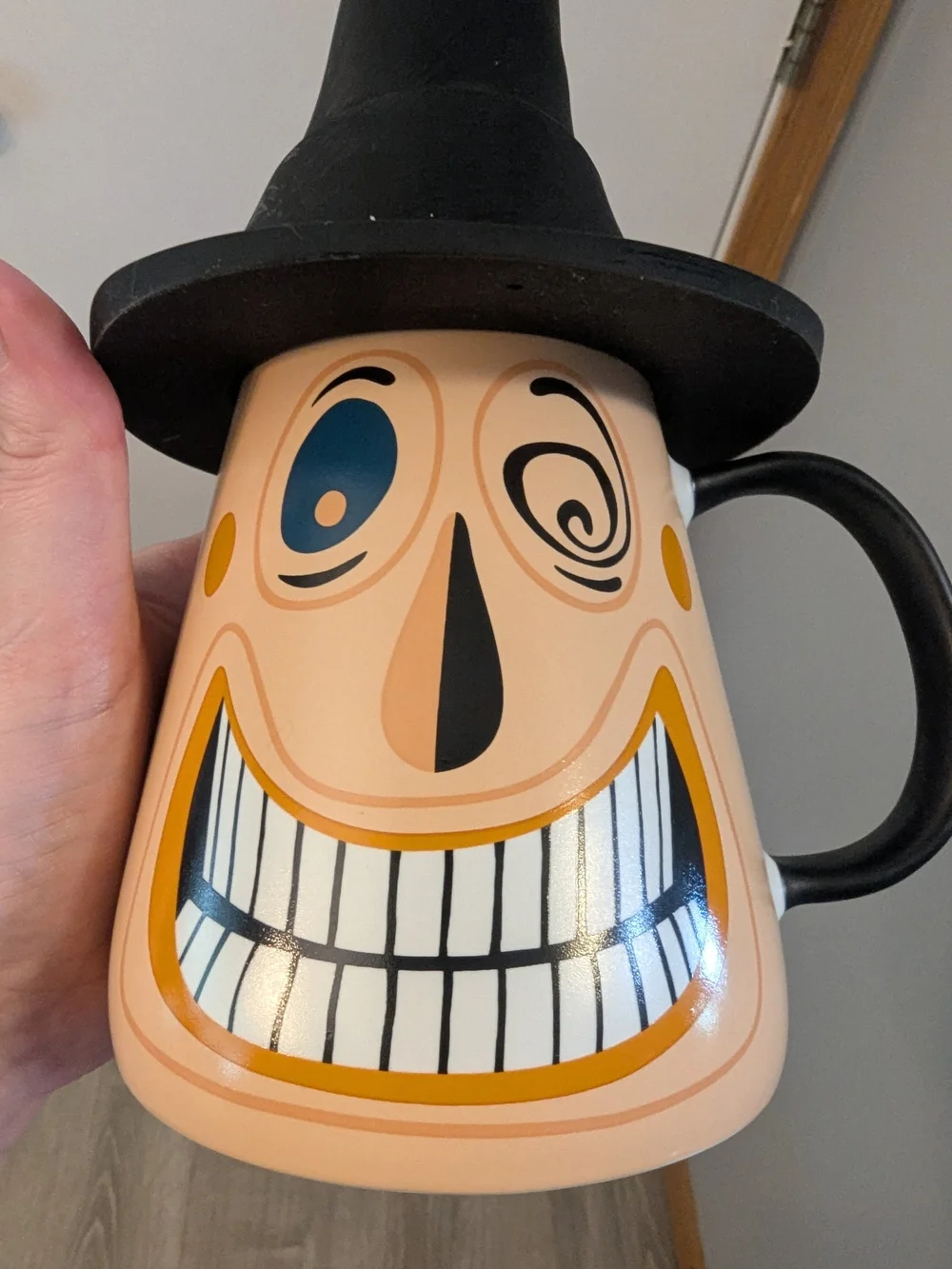 Disney Parks coffee mug feat Mayor of Halloween Town Nightmare Before Christmas